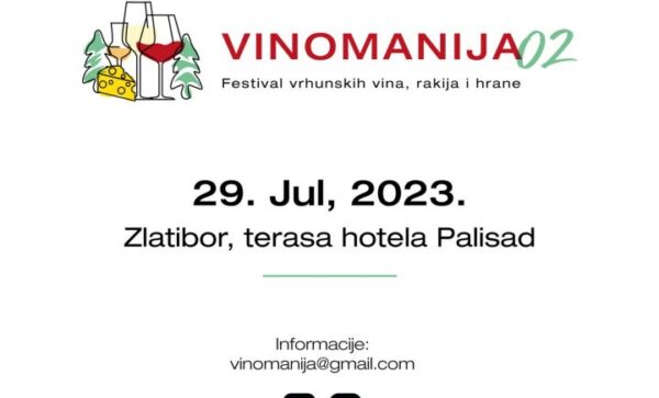 Vinomanija – festival vrhunskih vina, rakije i hrane
